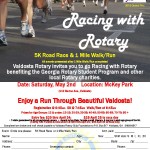 2015 Racing with Rotary Registartion