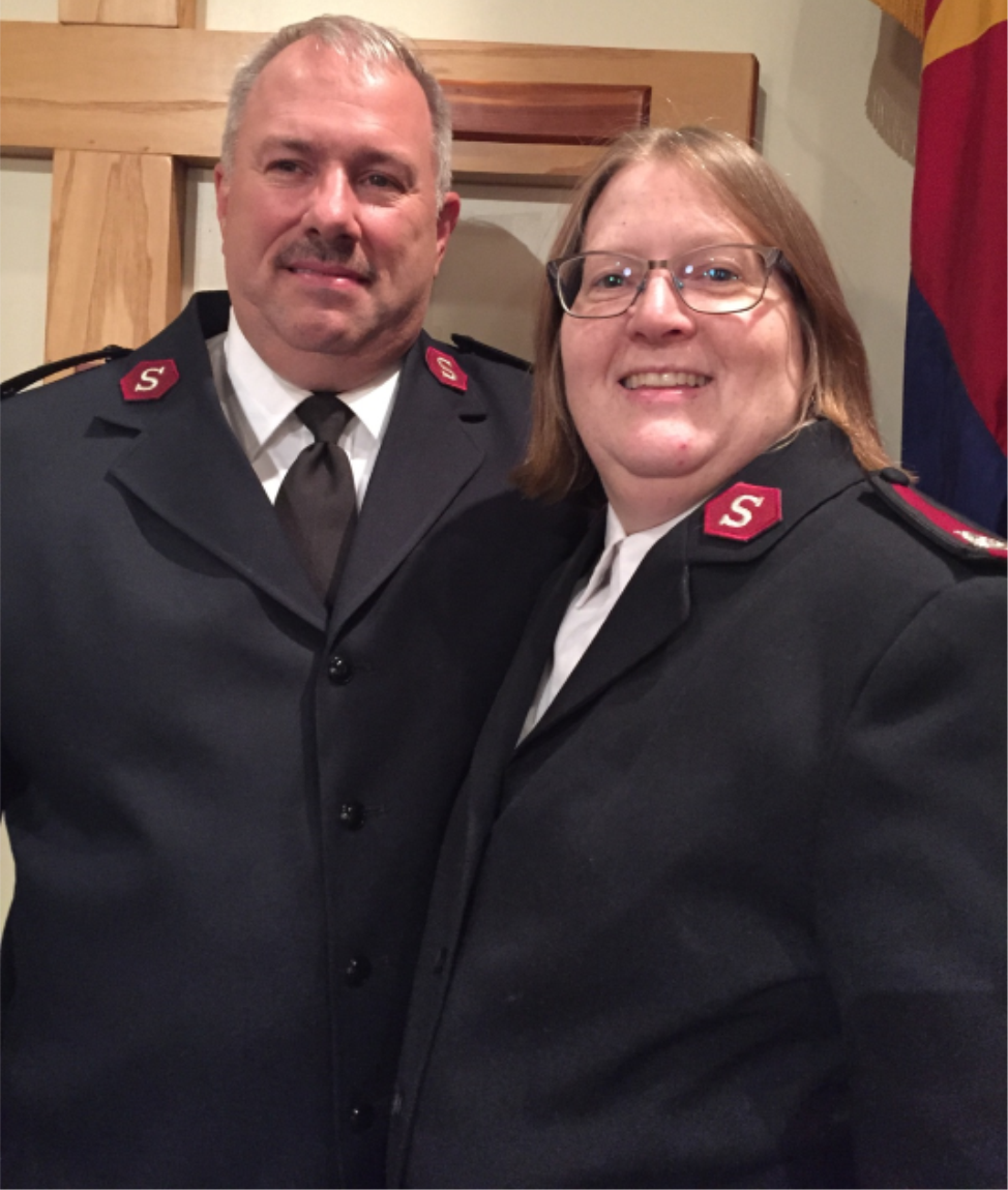Salvation Army Majors Pamela and Robin Starr